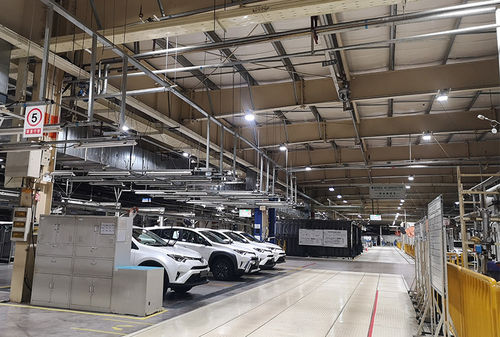 mais recente caso da empresa sobre FAW Toyota Iluminação Inteligente retrofit