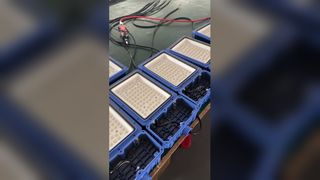 Luz de rua LED de alto brilho AC85-265V 3000K-6500K com eficiência de 120lm/W