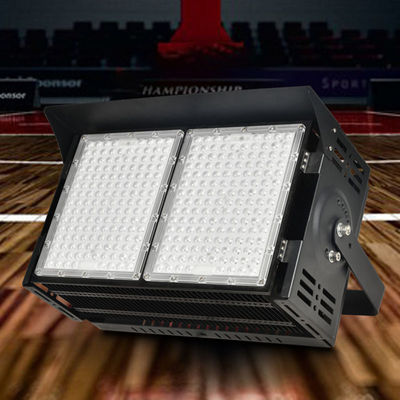 Iluminação de estádio LED IP66 600W Liga de alumínio Holofotes LED para esportes ao ar livre