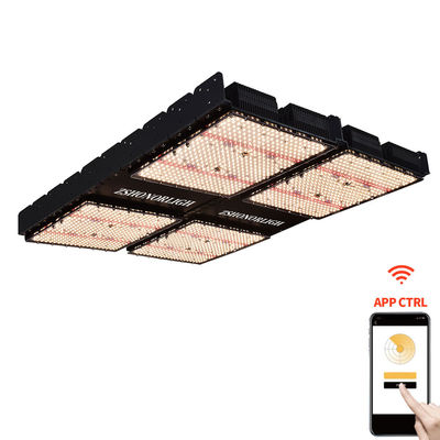 Luz de cultivo LED de espectro completo de 1000W com intensidade regulável para plantas de interior com controle de temporizador
