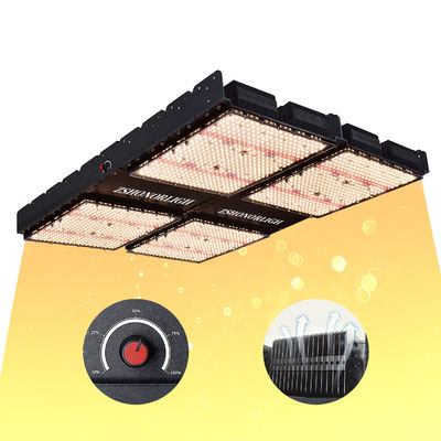 Luz de cultivo LED de espectro completo de 1000W com intensidade regulável para plantas de interior com controle de temporizador