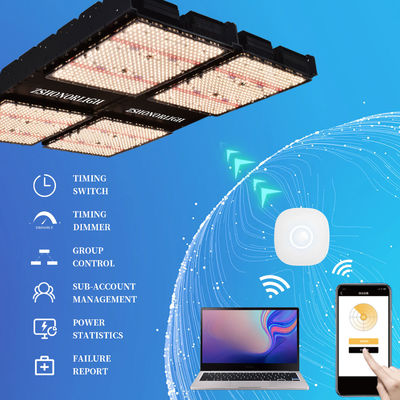 Luz de cultivo LED de espectro completo de 1000W com intensidade regulável para plantas de interior com controle de temporizador