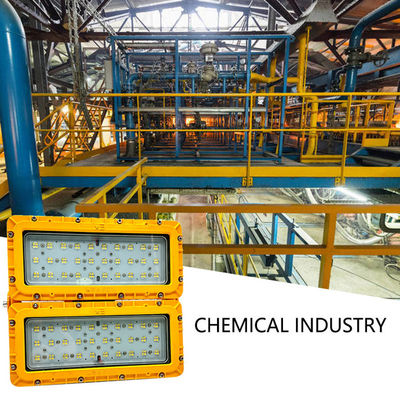 Luz LED à prova de explosão de alta resistência e corrosão com proteção IP65 e tensão 100-265V