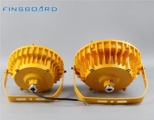 Luz LED à prova de explosão com cúpula de vidro convexo à prova d'água IP66 e vida útil de 50000H para locais perigosos