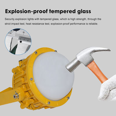 ATEX LED Proof Explosion Floodlight IP65 Waterproof High Bay Lighting com 50.000 horas de vida útil e eficiência energética