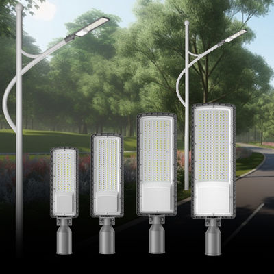 Luminária de Rua LED IP66 de Alta Luminosidade e à Prova d'Água com Temperatura de Cor Ajustável de 3000K-6500K para Rodovias e Estacionamentos