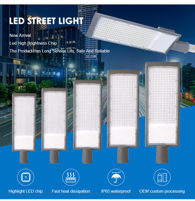 Luminária de Rua LED em Alumínio Fundido IP66 à Prova d'Água com LED SMD2835 para Uso Externo