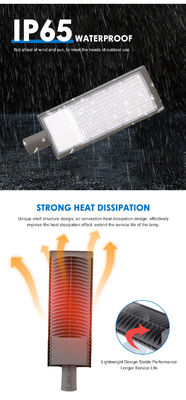 Luminária de Rua LED em Alumínio Fundido IP66 à Prova d'Água com LED SMD2835 para Uso Externo