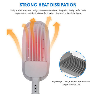 Luminária de Rua LED de Alta Eficiência 120lm/W com IP66 à Prova d'Água e Tensão Ampla AC85-265V para Iluminação de Rodovias Externas