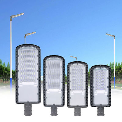 Luminária de Rua LED de Alta Luminosidade AC85-265V 3000K-6500K com Eficiência de 120lm/W e Carcaça de Alumínio Fundido