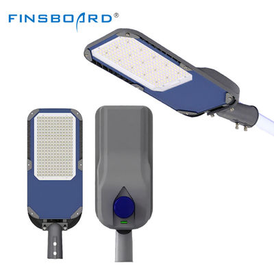 Luminária de Rua LED de Alta Potência à Prova d'Água IP66 em Alumínio Fundido DIA-Casting com Eficiência de 120lm/W para Iluminação Externa
