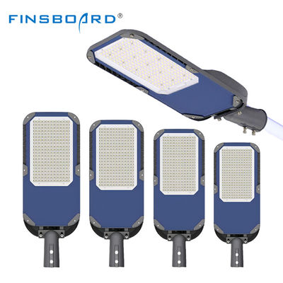 Luminária de Rua LED à prova d'água IP66 em Alumínio Fundido sob Pressão com Temperatura de Cor de 3000K-6500K para Iluminação Externa de Alta Potência