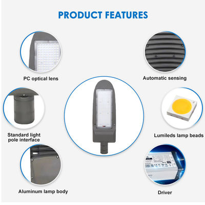 Lâmpadas de rua de alta luminosidade 50w 100w 150w 200w LED para espaços externos