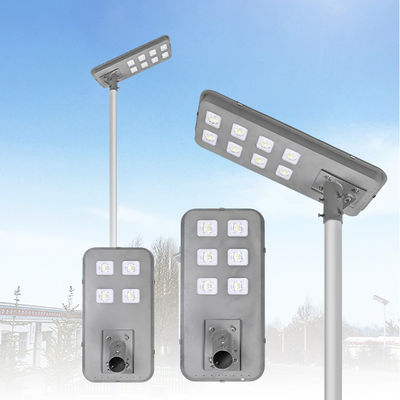 Fábrica direta Limpa de estrada à prova d'água exterior Ip65 integrado 400w 600w 800w 1000w All in One Led Solar Street Light
