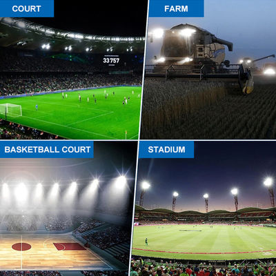IP65 resistente à água 600W-1200W Alumínio Luz de estádio LED para campos de basquete e campos esportivos