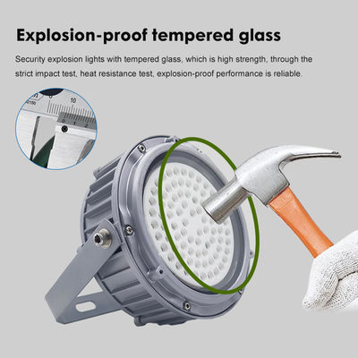 IP65 Lâmpada de Baía Alta Impermeável 50W 100W 150W Luz LED à prova de explosão com alumínio + vidro temperado