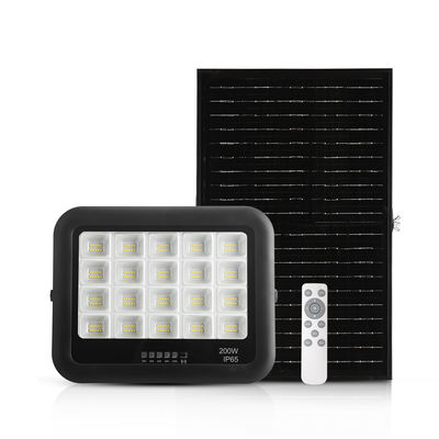 Ip65 ABS lâmpada solar de vidro temperado 100w 200w 300w 400w 500w LED lâmpada solar de inundação