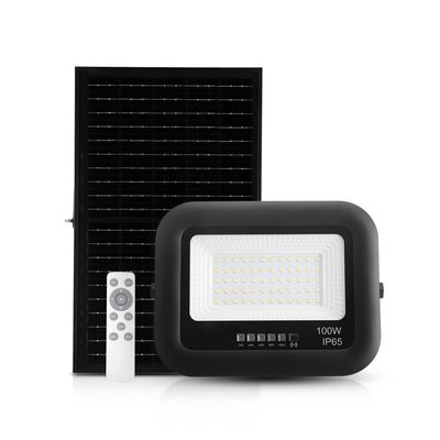 Lâmpada de jardim solar de alta luminosidade IP65 de controle de alumínio