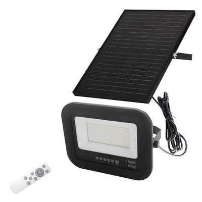 Lâmpada de jardim solar de alta luminosidade IP65 de controle de alumínio
