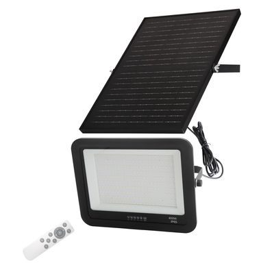 Lâmpada de jardim solar de alta luminosidade IP65 de controle de alumínio