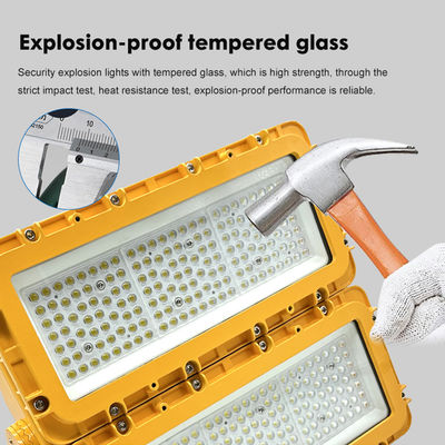 Iluminação à prova de explosão LED de alta luminosidade IP65 à prova d'água 150W-600W para locais perigosos