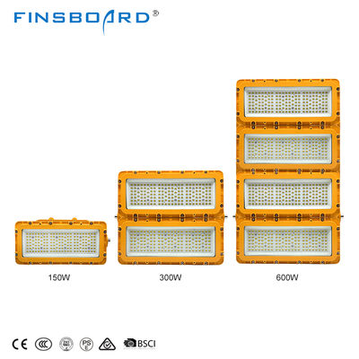 Iluminação LED à prova de explosão de 150W IP65 em liga de alumínio para locais perigosos