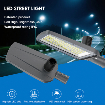 Luminária de Rua LED para Rodovia Externa 50W 100W 150W IP66 Impermeável Economia de Energia