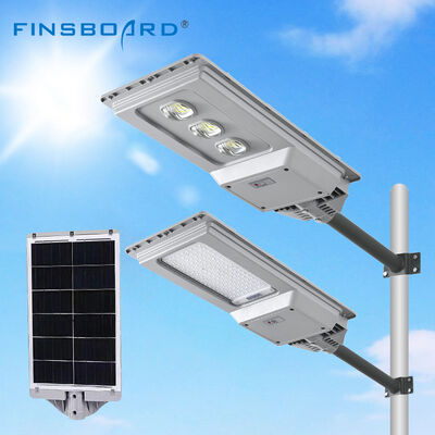 Iluminação exterior Ip65 ABS à prova d'água Luz solar 100w 200w integrada tudo em um Solar LED Street Light