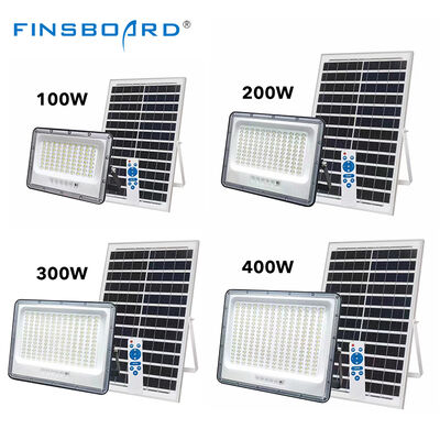 Novo Design Remote Control Lâmpada de Inundação Led IP65 à Água Exterior 100w 200w 300w 400w Luz Solar de Inundação