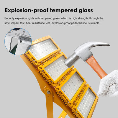 300W LED Proof Explosion Flood Light 60° Flange Mount Vessel Skirt Neutral Branco ATEX IIB T6 IP65 RFEPL8280 Iluminação