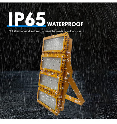 300W LED Proof Explosion Flood Light Alta temperatura T5 80°C Fundição de fábrica de aço Deserto IP66 Alumínio ADC12