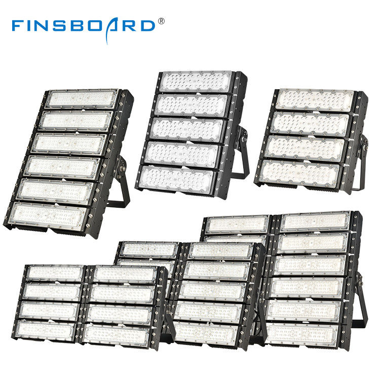 IP66 LED de alta potência Luzes de Segurança de Inundação 200w 250w 300w 400w 500w 600w LED Luz de Inundação de Alto Mastro Com Casas SKD