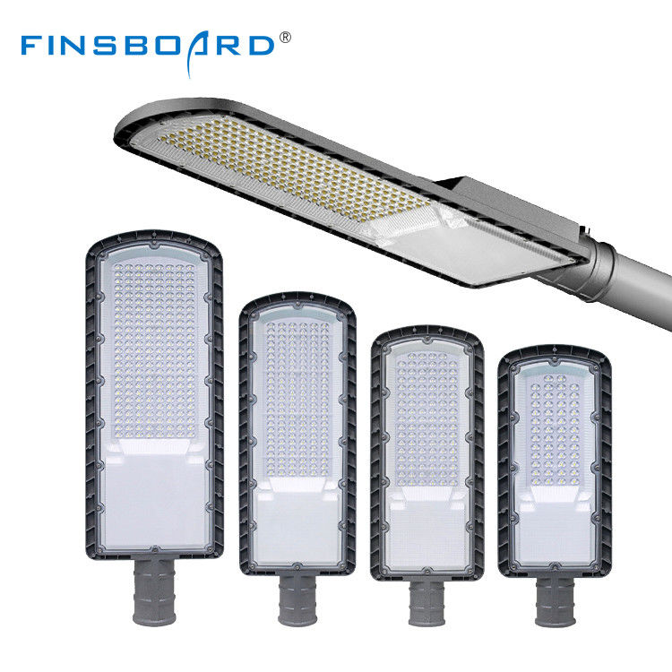 Luminária de Rua LED de Alta Luminosidade AC85-265V 3000K-6500K com Eficiência de 120lm/W e Carcaça de Alumínio Fundido