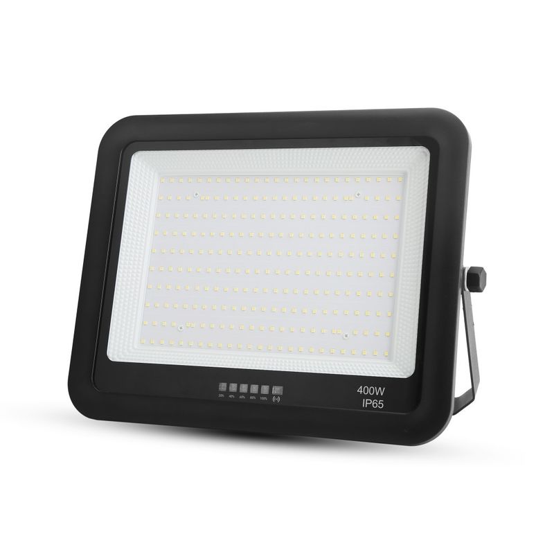 Lâmpada de jardim solar de alta luminosidade IP65 de controle de alumínio
