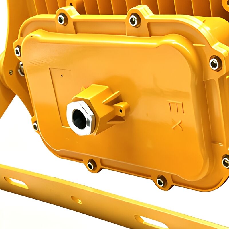 Holofote à prova de explosão LED 600W 90° para montagem em parede, limite de segurança amarelo ATEX IIB T6