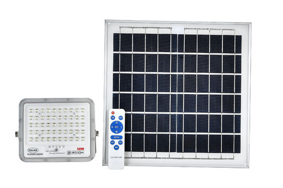 Luz Solar LED 100W IP65 à Prova d'Água com Controle Remoto para Iluminação de Inundação Externa