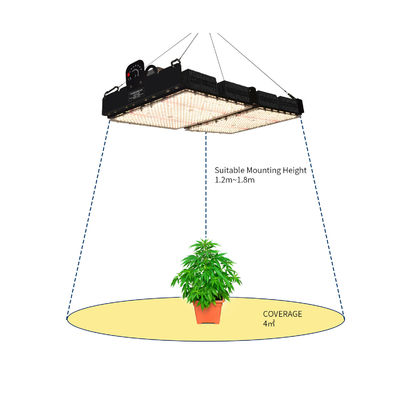 PPFD Leitura Lâmpadas de crescimento LED para plantas de interior NR Spectrum