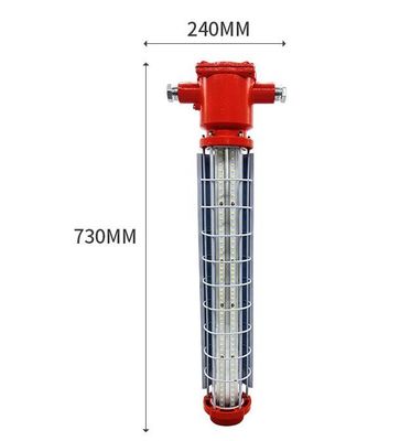 2700K-6500K LED à prova de explosão resistente à corrosão da luz linear WF2