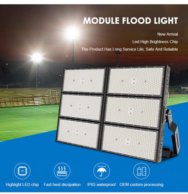 600W 5000K Estádio de Futebol Luz de Inundação LED à prova de explosão