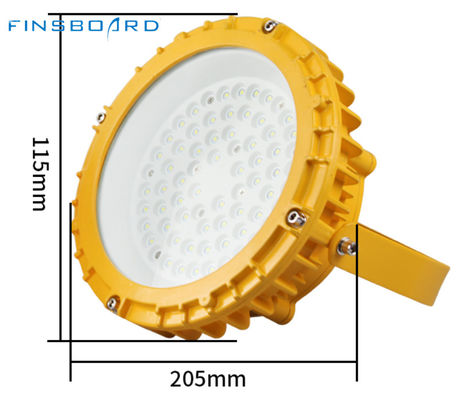 WF2 IP66 Luz LED à prova de explosão com sombra de vidro convexa à prova de água