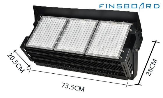Iluminação de estádio LED dimmable 6500w 45° Ângulo da lente