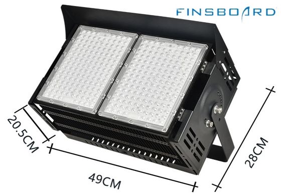 Iluminação de estádio LED dimmable 6500w 45° Ângulo da lente