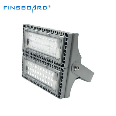 Lâmpada de inundação modular de alta luminosidade LED com resistência à água IP66 e longa vida útil de 50000H para iluminação industrial