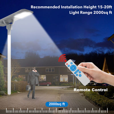 Lâmpada de rua solar exterior integrada All In One 6000-6500K 400w 600w 800w 1000w 1200w