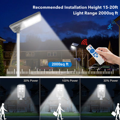 Fábrica direta Limpa de estrada à prova d'água exterior Ip65 integrado 400w 600w 800w 1000w All in One Led Solar Street Light