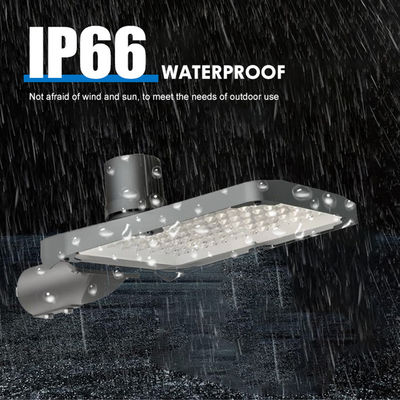 Fácil de instalar Motor único destacável Ip66 Alumínio 60w 100w 150w 200w Controle de luz integrado Luz de rua LED