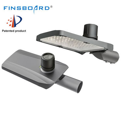 Fácil de instalar Motor único destacável Ip66 Alumínio 60w 100w 150w 200w Controle de luz integrado Luz de rua LED