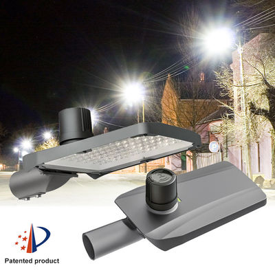 Fácil de instalar Motor único destacável Ip66 Alumínio 60w 100w 150w 200w Controle de luz integrado Luz de rua LED