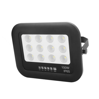Lâmpada solar para jardim ao ar livre Ip65 ABS Lâmpada solar de vidro temperado 100w LED