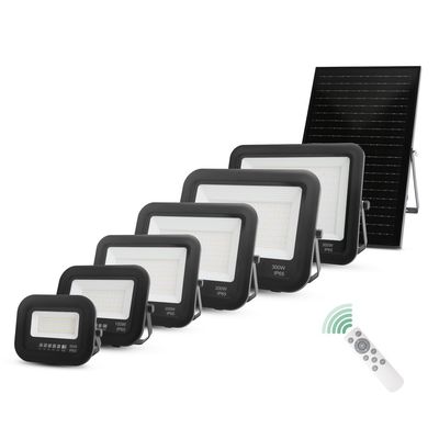 Lâmpada de jardim solar de alta luminosidade IP65 de controle de alumínio